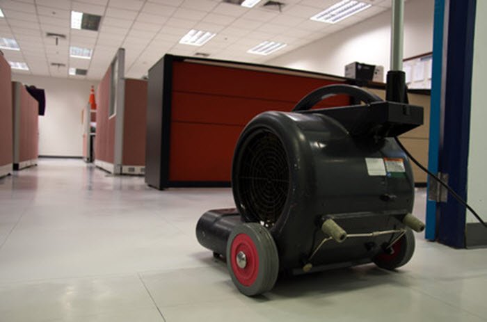 water drying and dehumidifying fan
